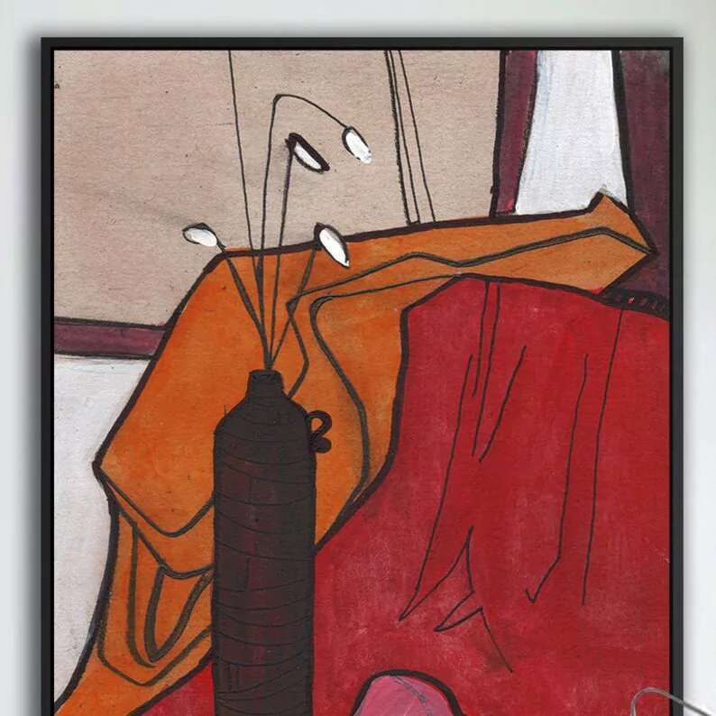 La obra del arte «Still life on the windowsill» de Oleksiy Zhukov, 2020