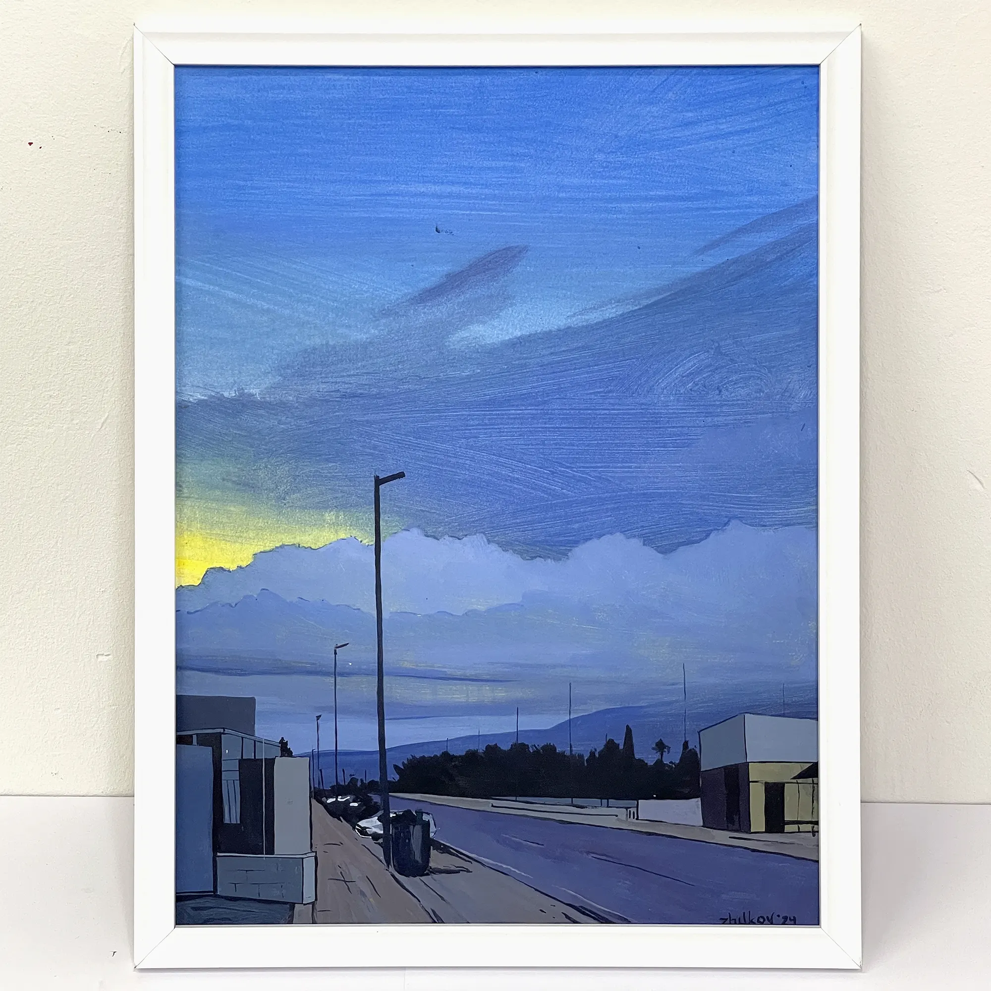 The artwork «Sunset among the clouds» by Oleksiy Zhukov, 2024 The artwork «Sunset among the clouds» by Oleksiy Zhukov, 2024
