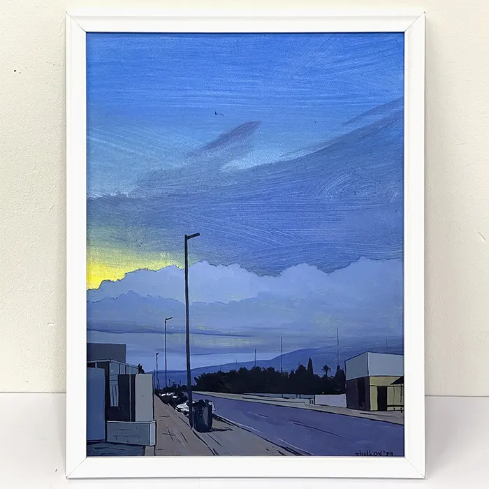 Artwork  «Sunset among the clouds» • 2024 | Oleksiy Zhukov - @ozh.arts'