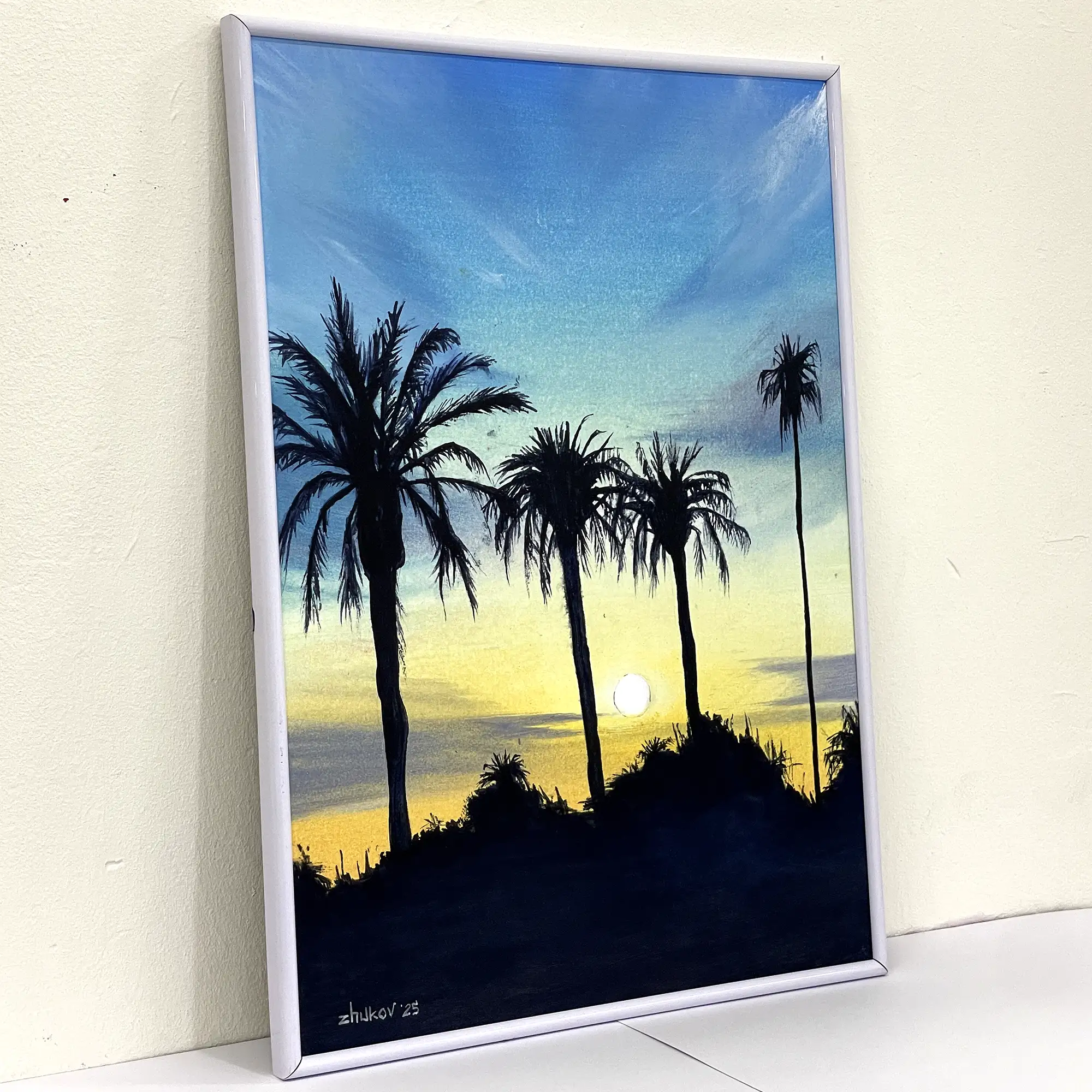 Твір «Sunset and palms» (авт. - Олексій Жуков), 2025