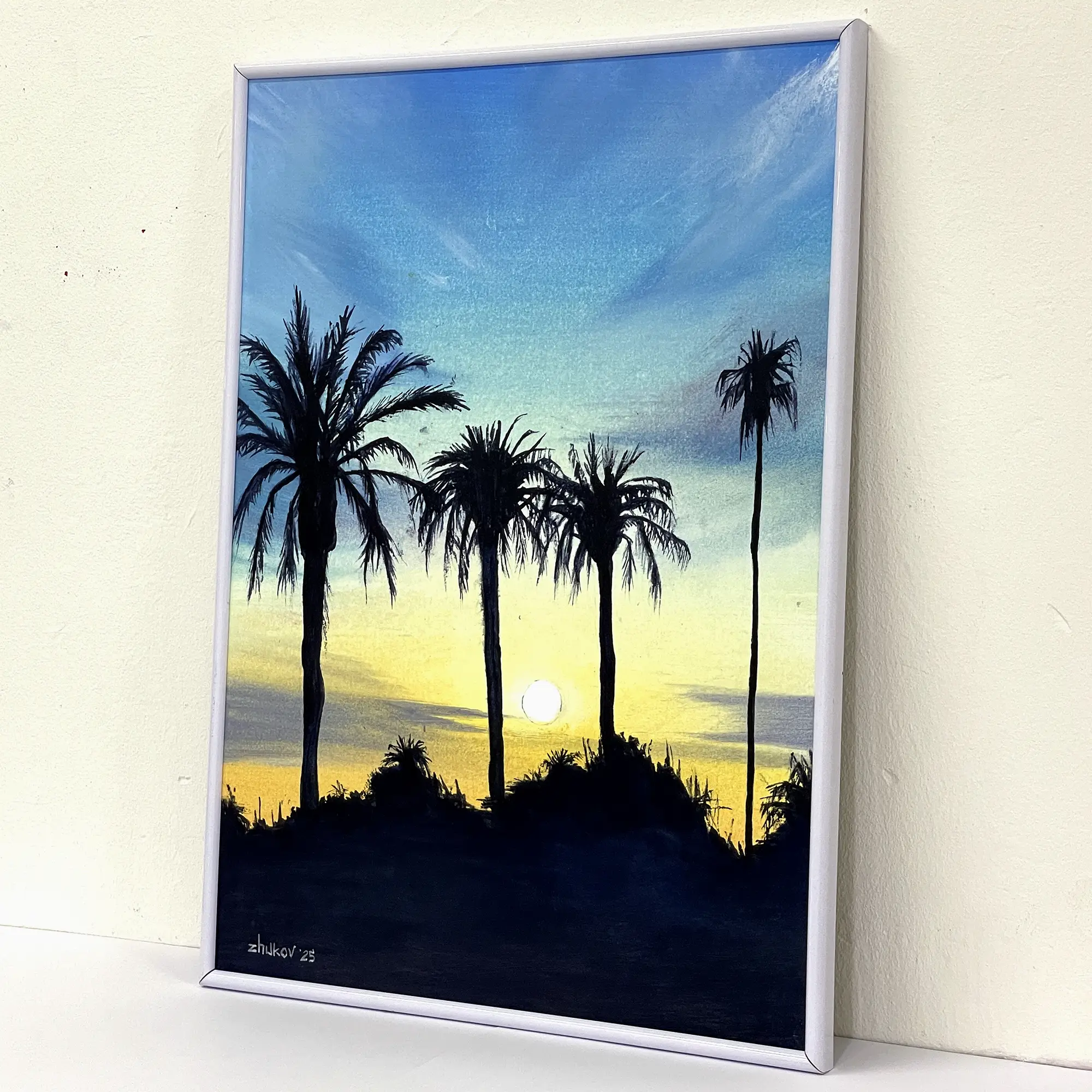 Твір «Sunset and palms» (авт. - Олексій Жуков), 2025