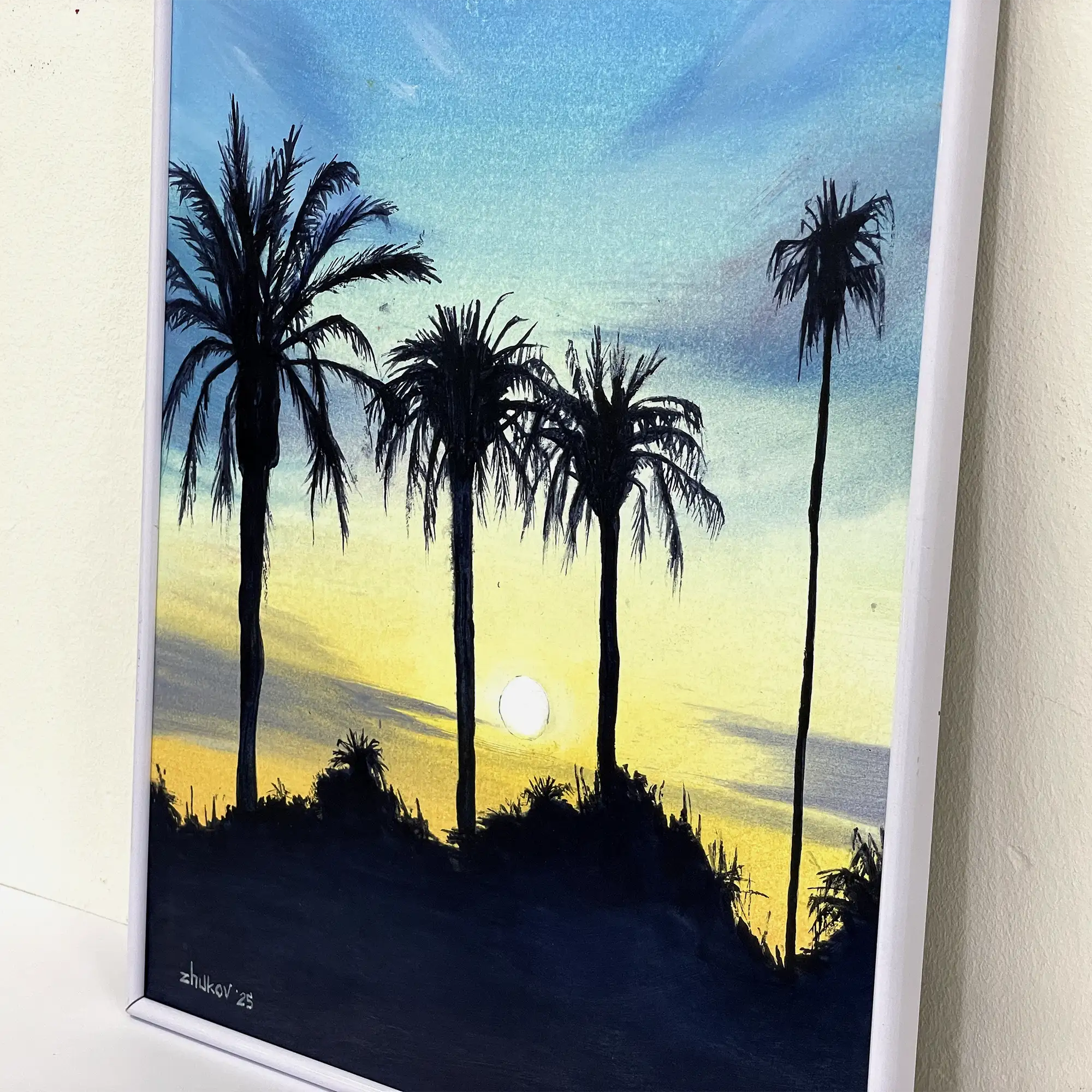 Твір «Sunset and palms» (авт. - Олексій Жуков), 2025