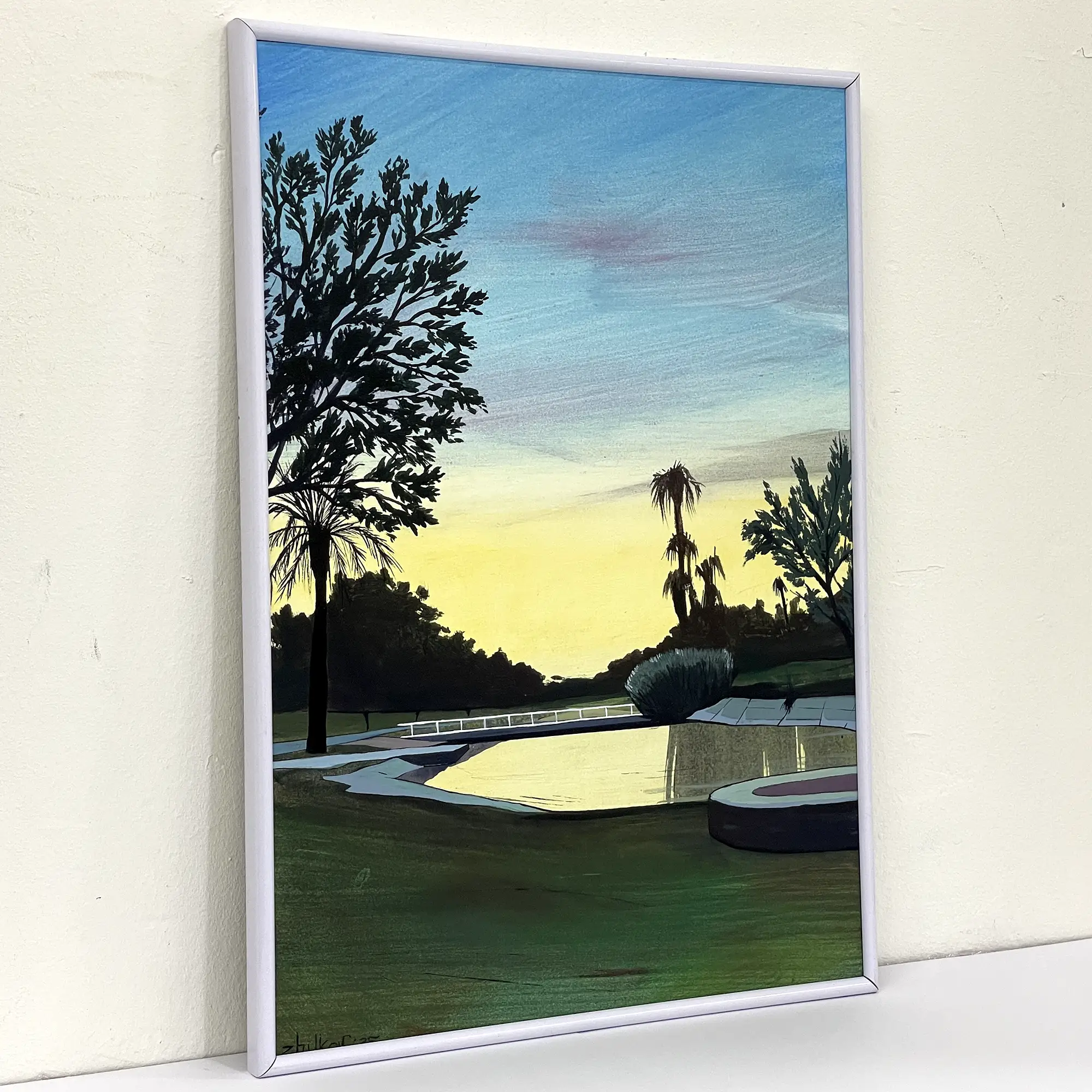 Твір «Sunset over Turia park» (авт. - Олексій Жуков), 2025
