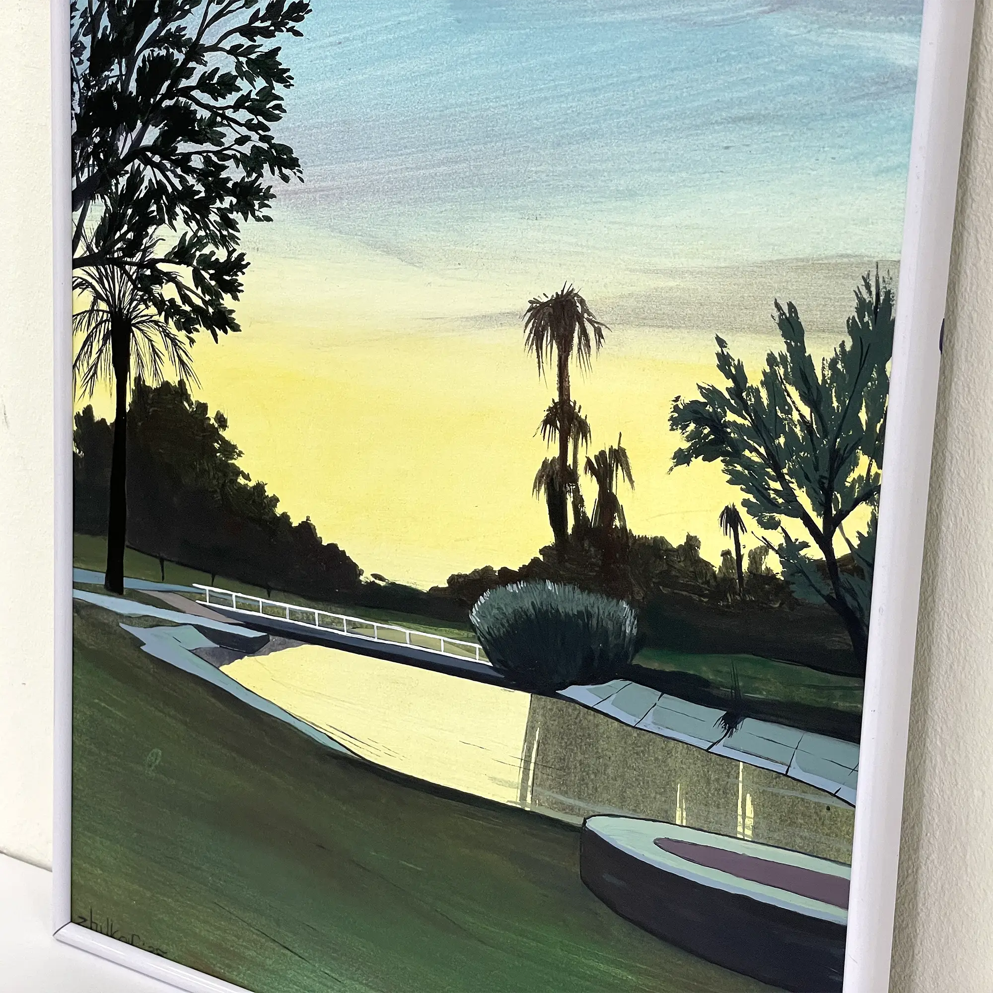 Твір «Sunset over Turia park» (авт. - Олексій Жуков), 2025