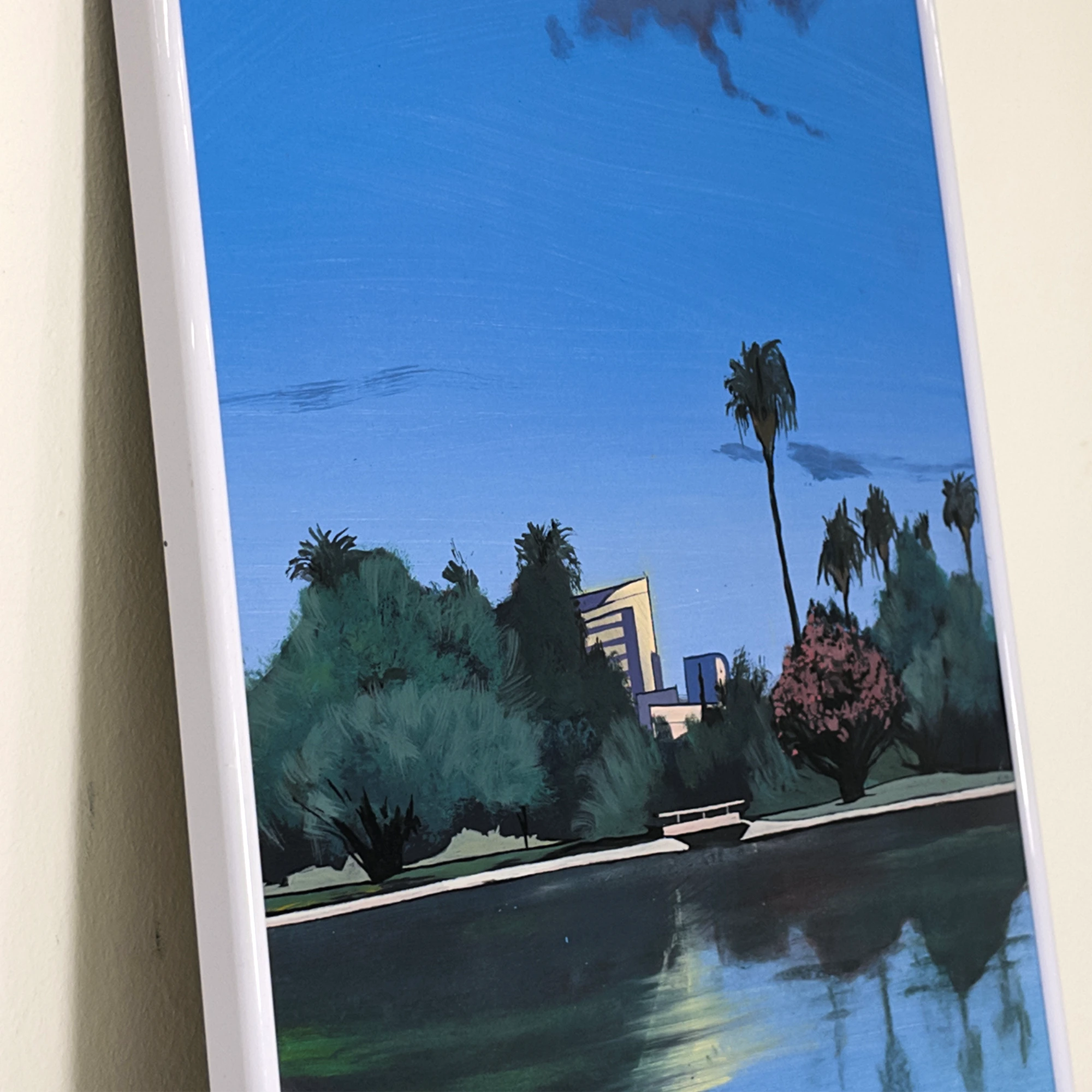 La obra del arte «Twilight in Turia Park» de Oleksiy Zhukov, 2025