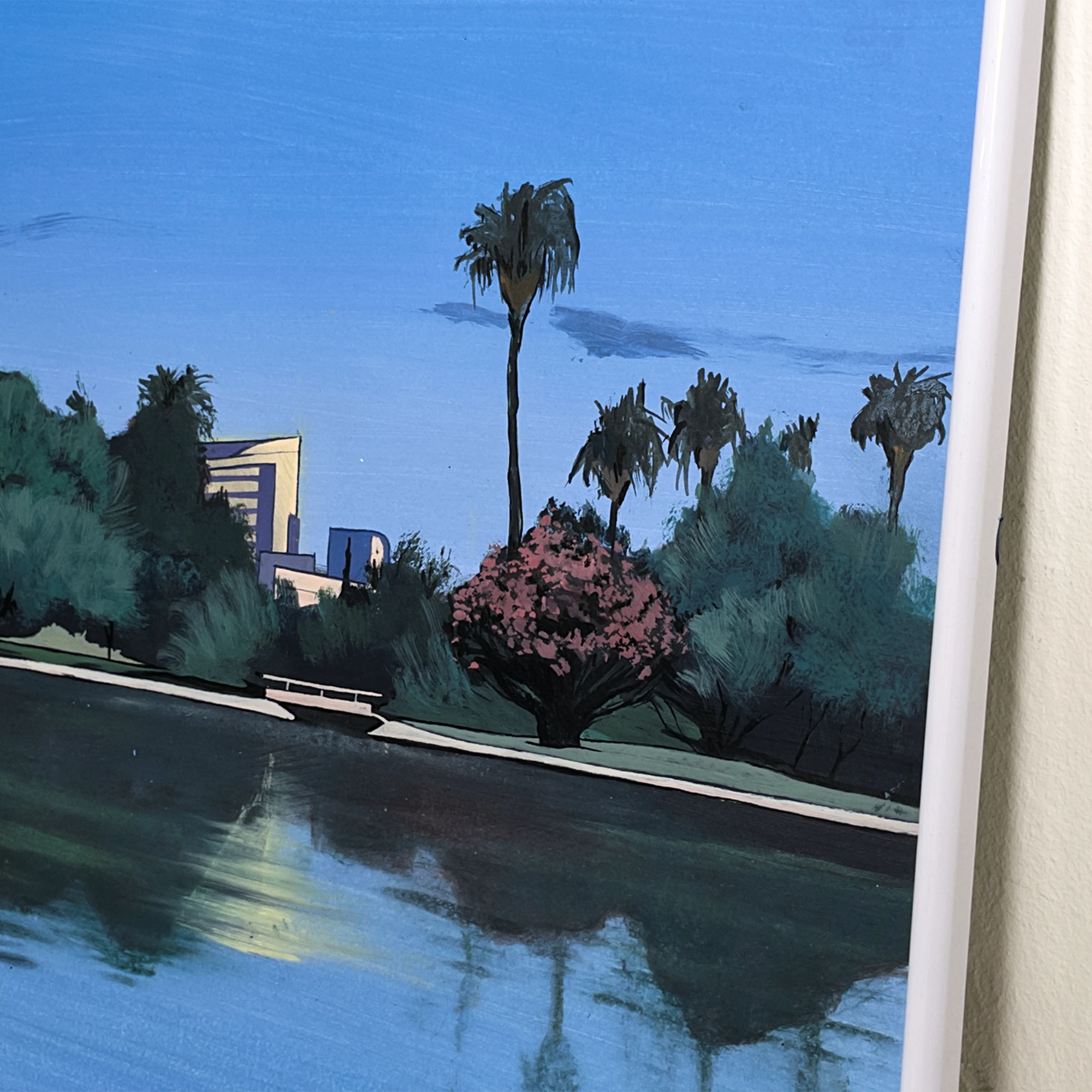La obra del arte «Twilight in Turia Park» de Oleksiy Zhukov, 2025