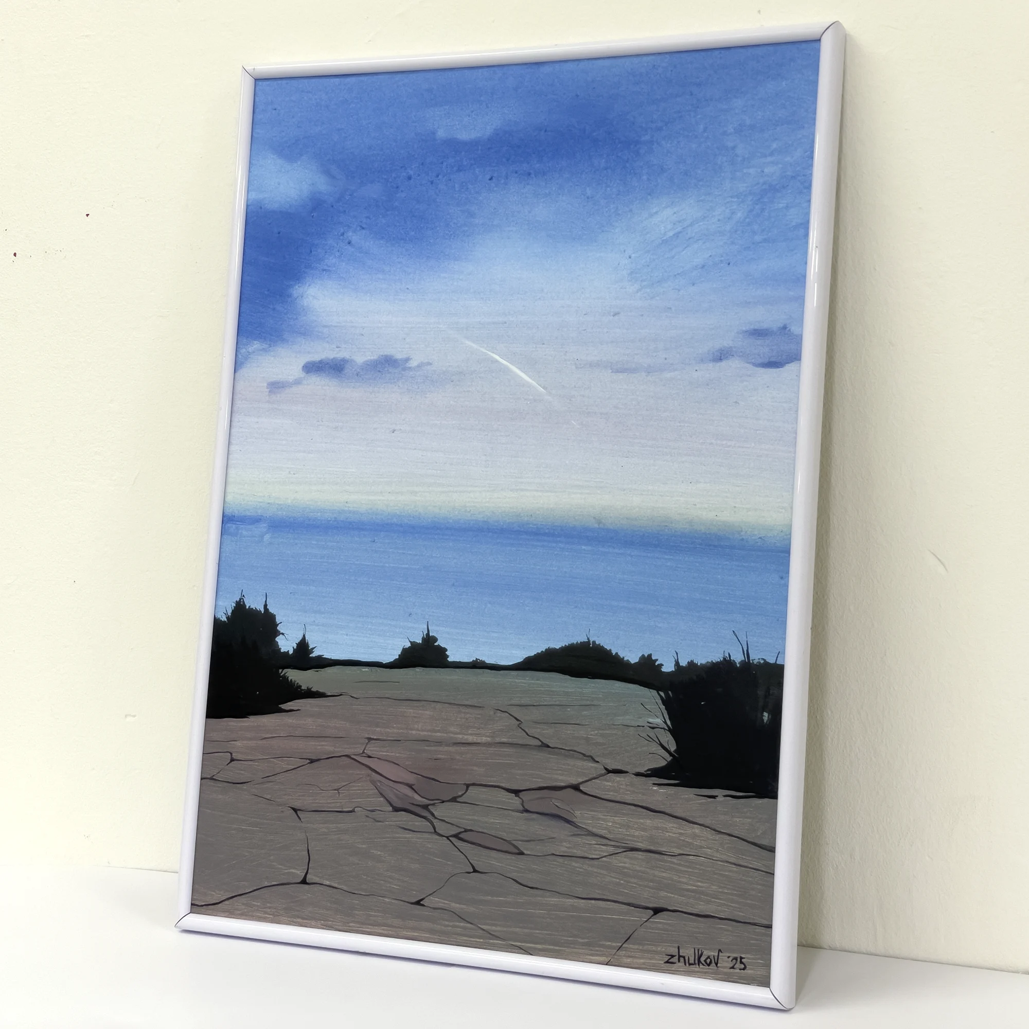 The artwork «View from Serra Grossa» by Oleksiy Zhukov, 2025