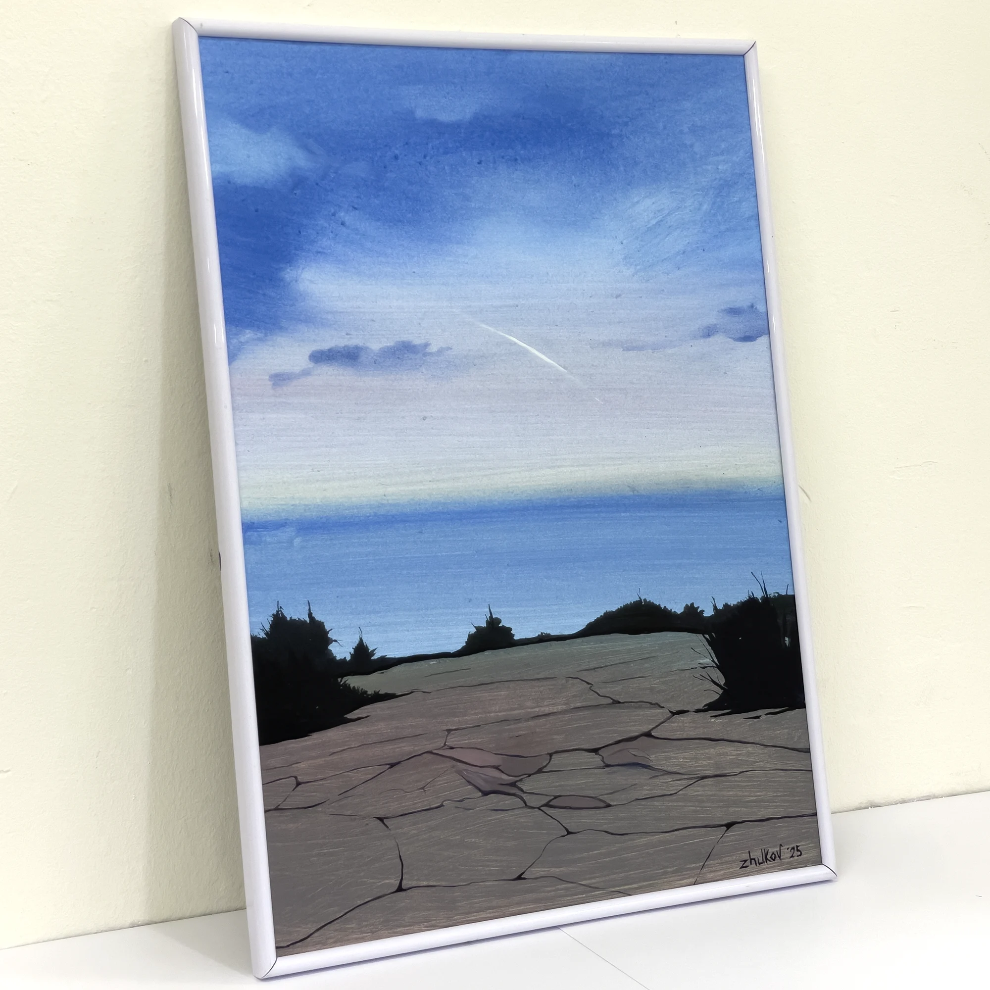 The artwork «View from Serra Grossa» by Oleksiy Zhukov, 2025
