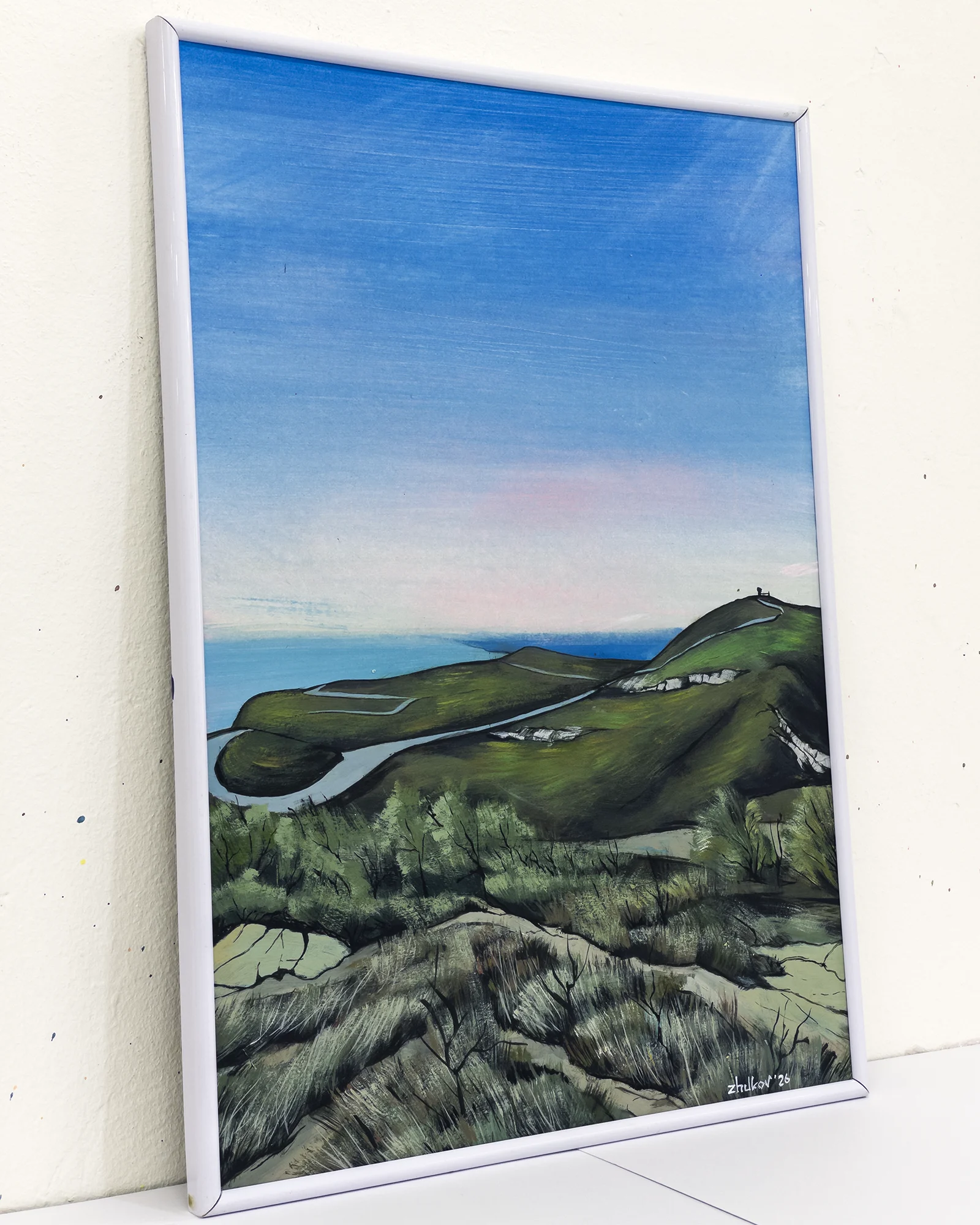 La obra del arte «View from the mountain near Cullera» de Oleksiy Zhukov, 2026