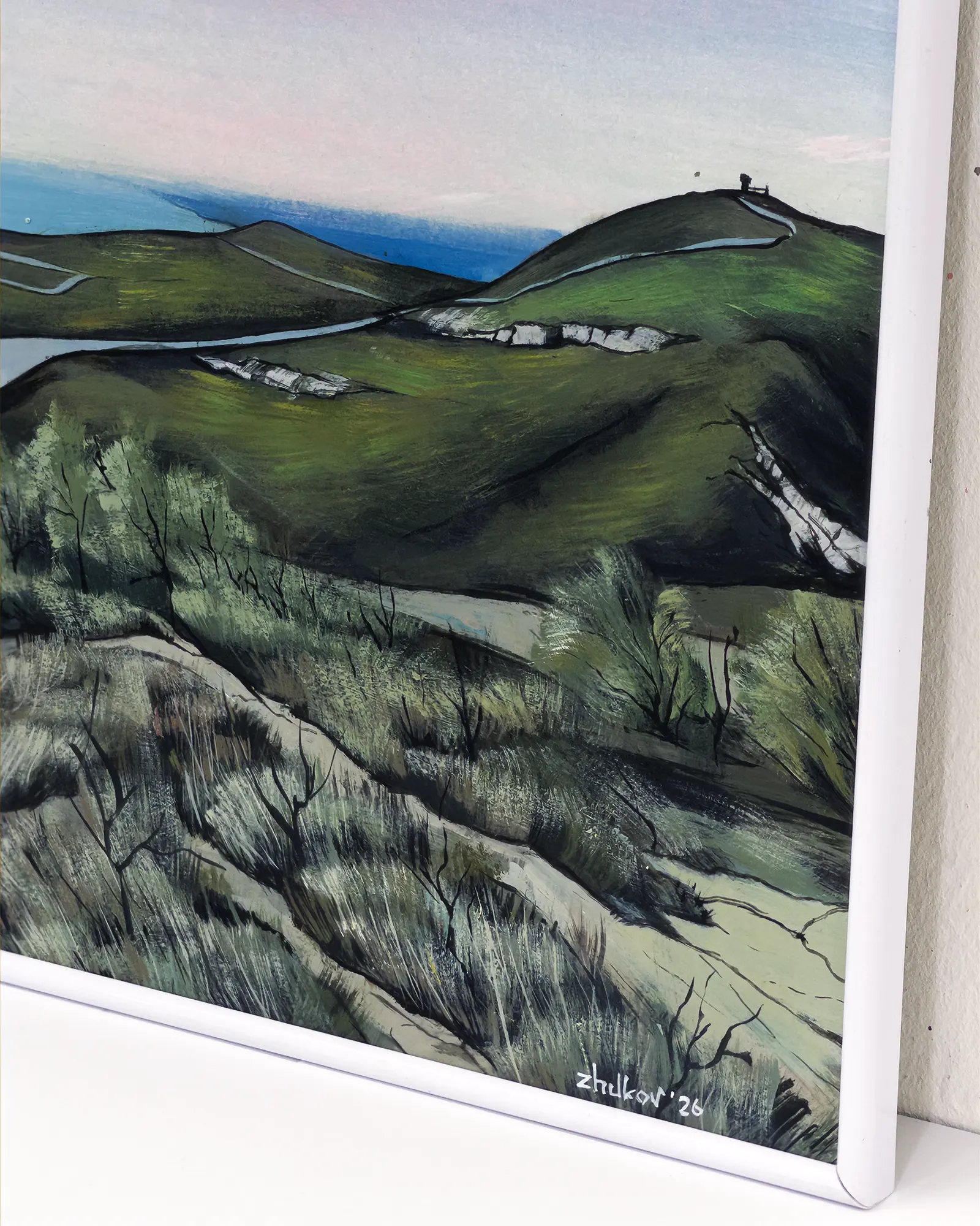 La obra del arte «View from the mountain near Cullera» de Oleksiy Zhukov, 2026