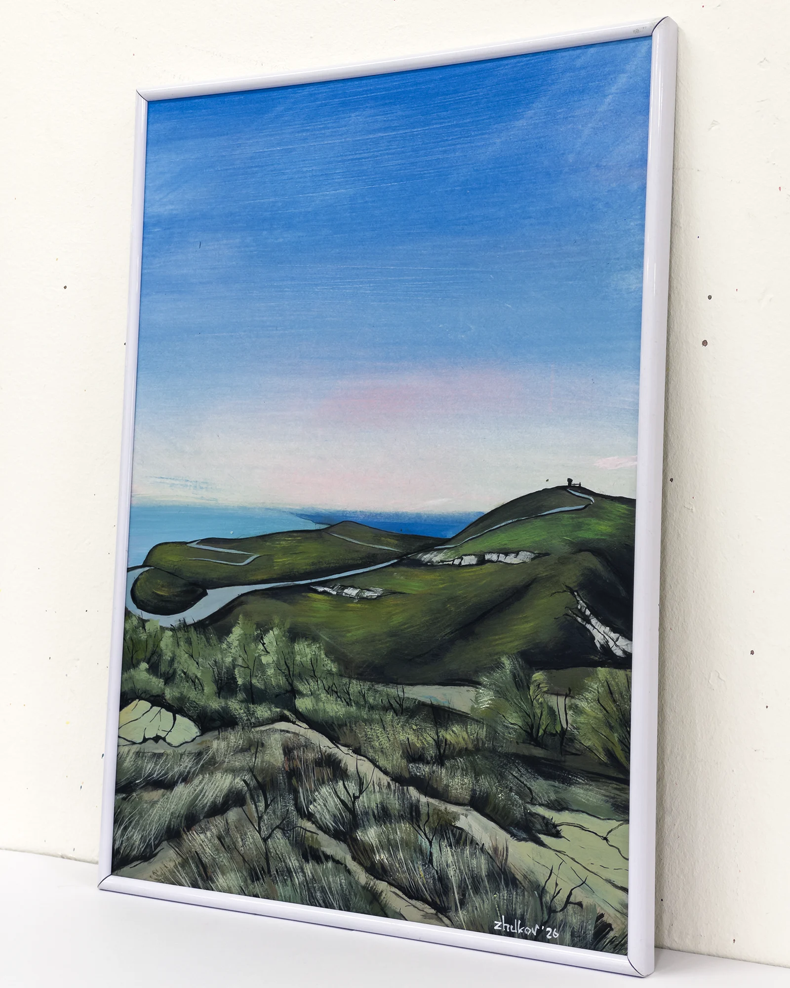 La obra del arte «View from the mountain near Cullera» de Oleksiy Zhukov, 2026