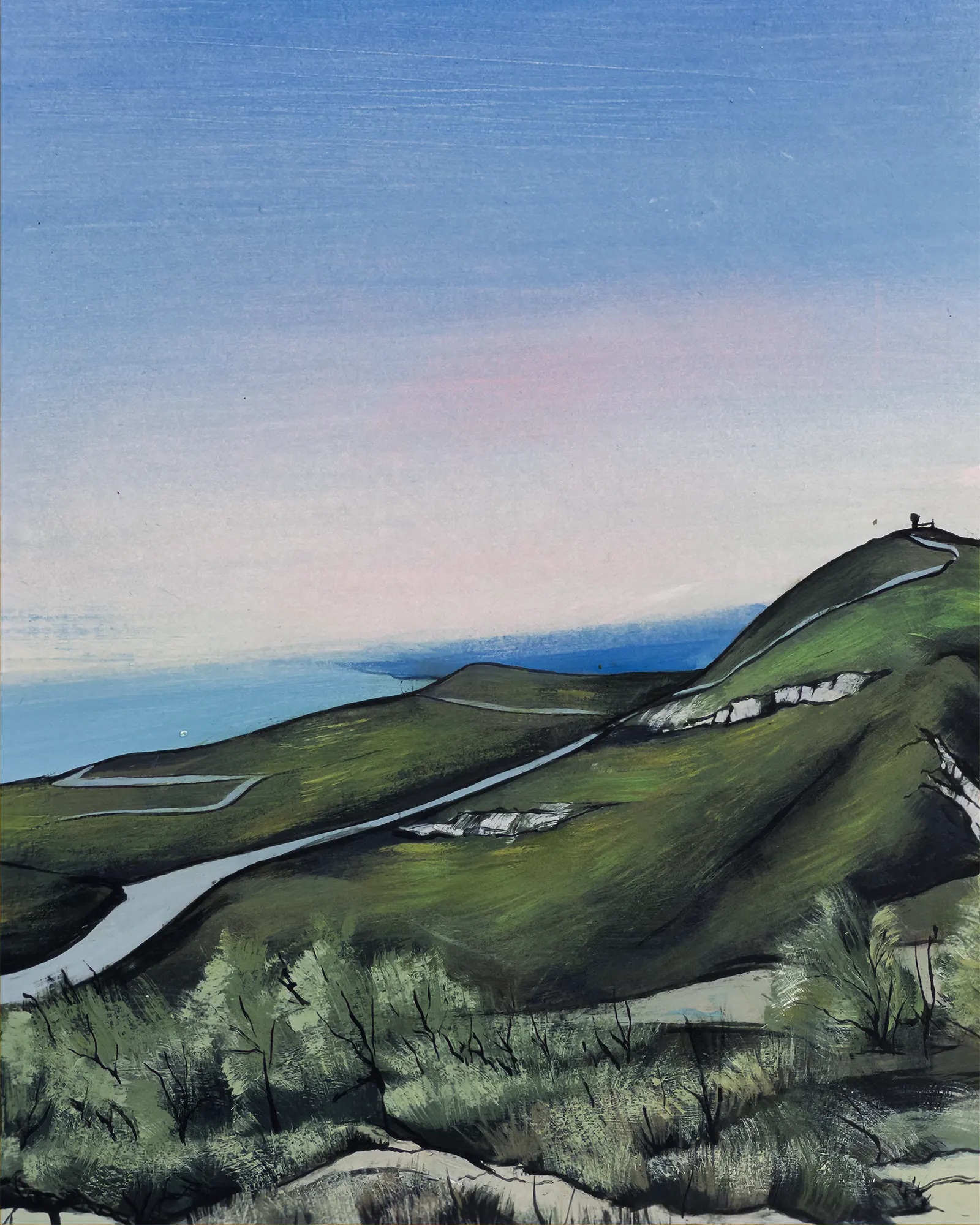La obra del arte «View from the mountain near Cullera» de Oleksiy Zhukov, 2026