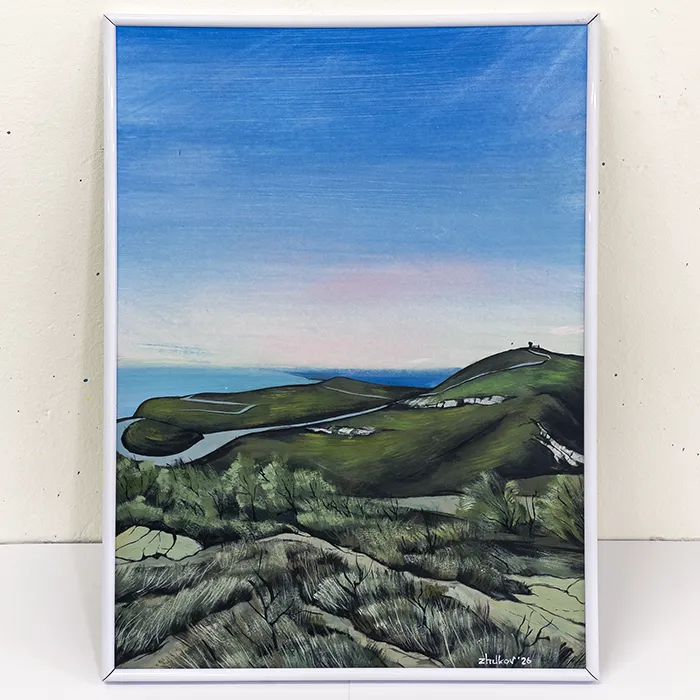 La obra del arte  «View from the mountain near Cullera» • 2026 | Oleksiy Zhukov - @ozh.arts'