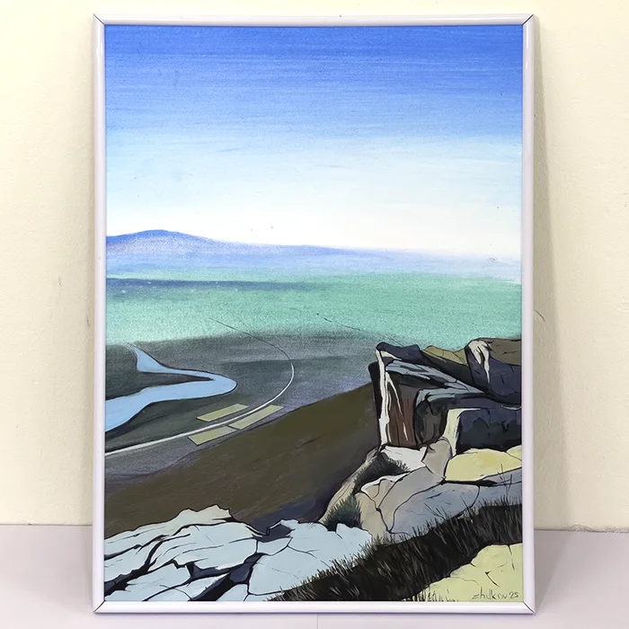 Artwork «View from the mountain» • 2025 | Oleksiy Zhukov - @ozh.arts
