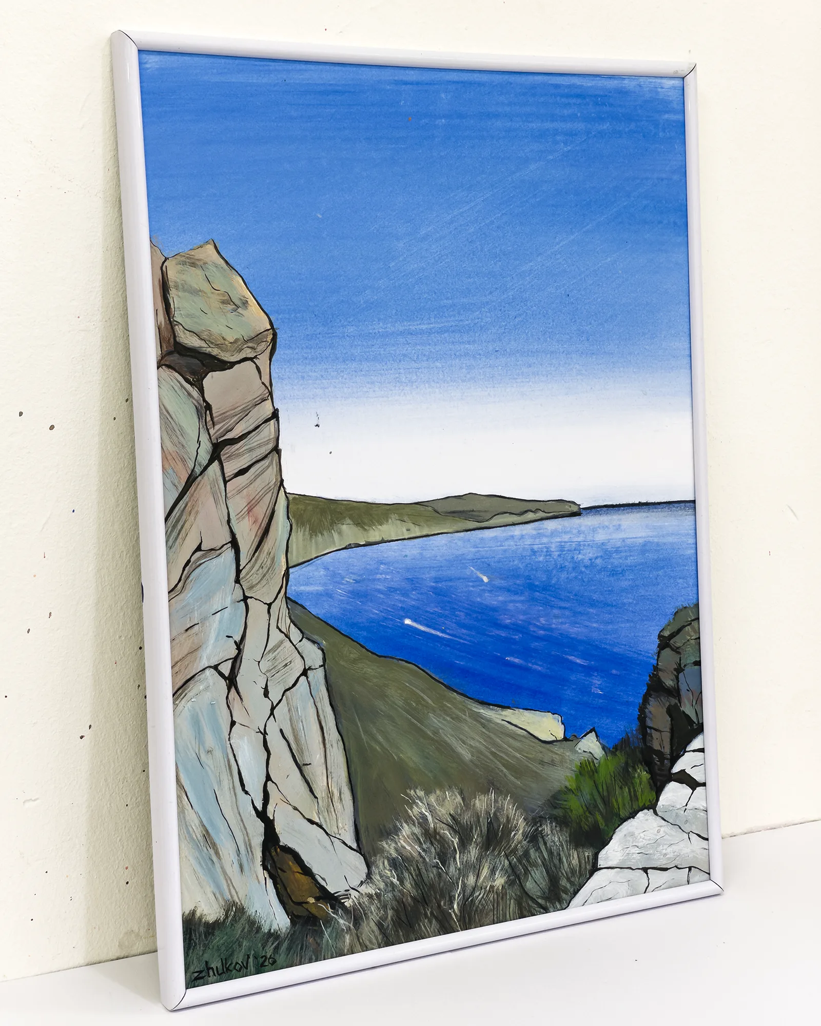 La obra del arte «View of Cap de la Nau» de Oleksiy Zhukov, 2025-2026