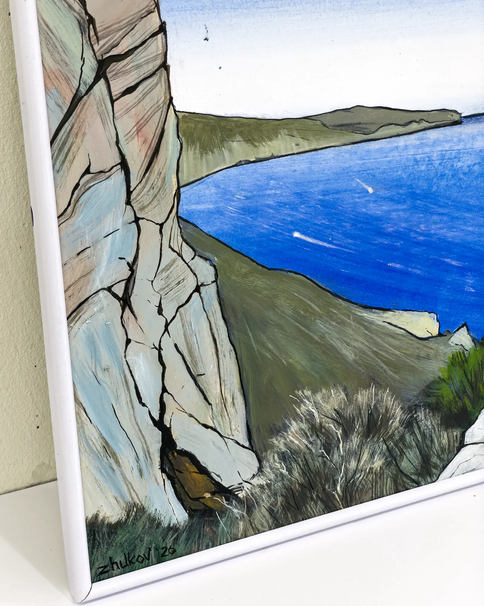 La obra del arte «View of Cap de la Nau» de Oleksiy Zhukov, 2025-2026