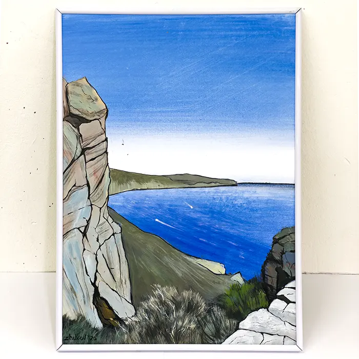 Obra de arte «View of Cap de la Nau» • 2025-2026 | Oleksiy Zhukov - @ozh.arts