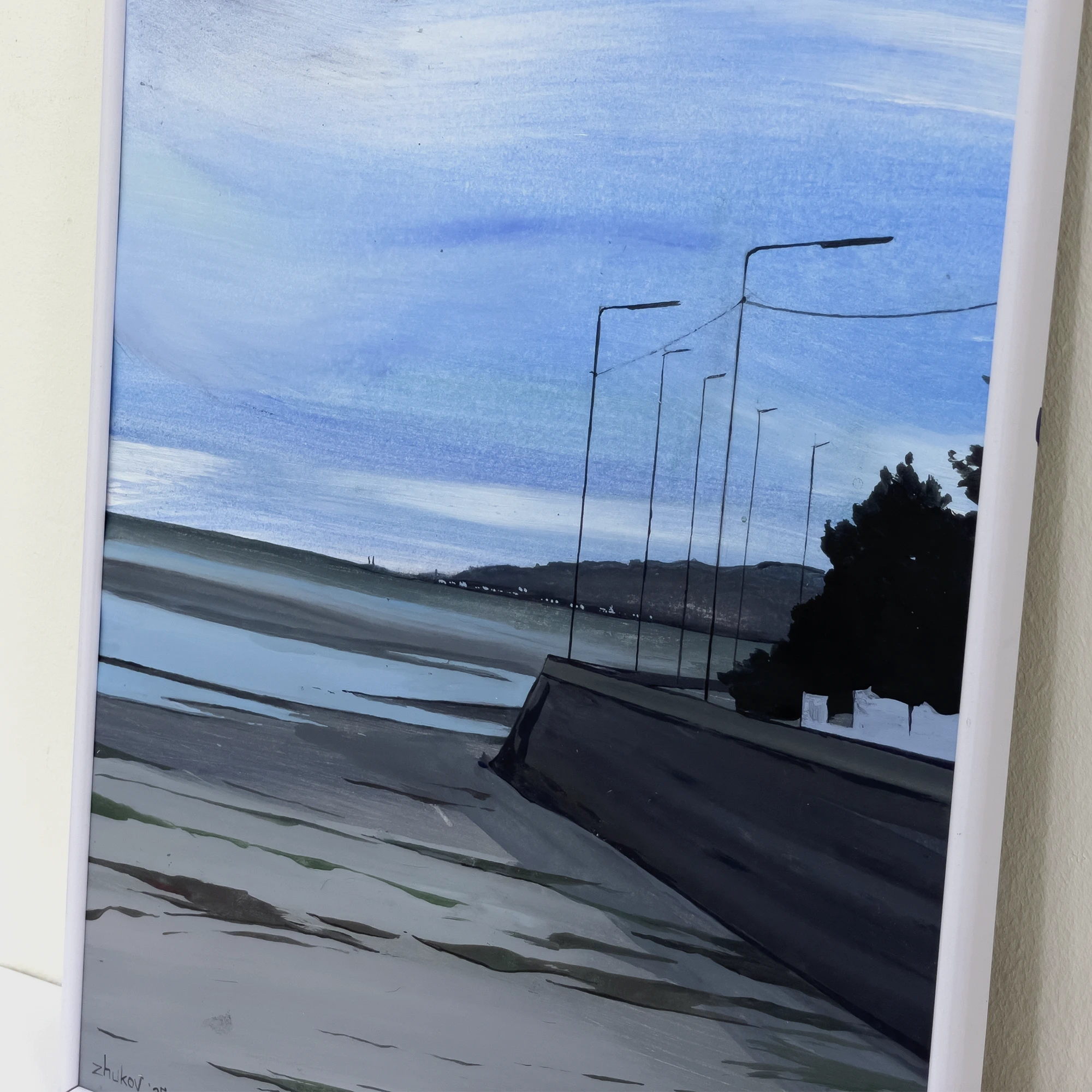 La obra del arte «View of Dublin Bay» de Oleksiy Zhukov, 2025