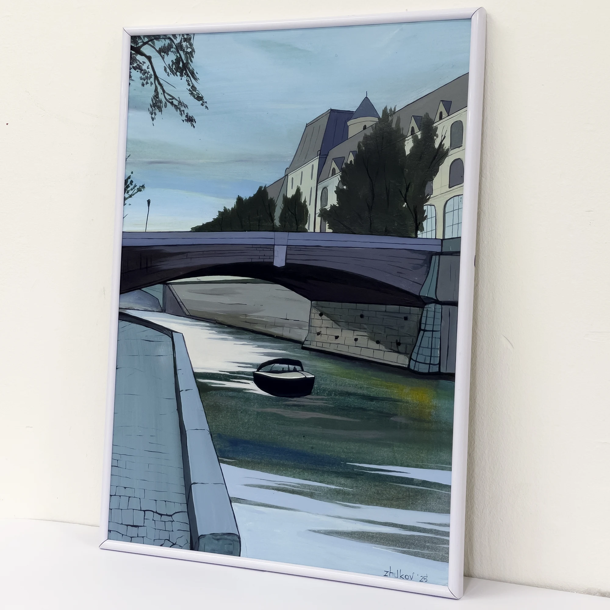 La obra del arte «View of the Seine» de Oleksiy Zhukov, 2025