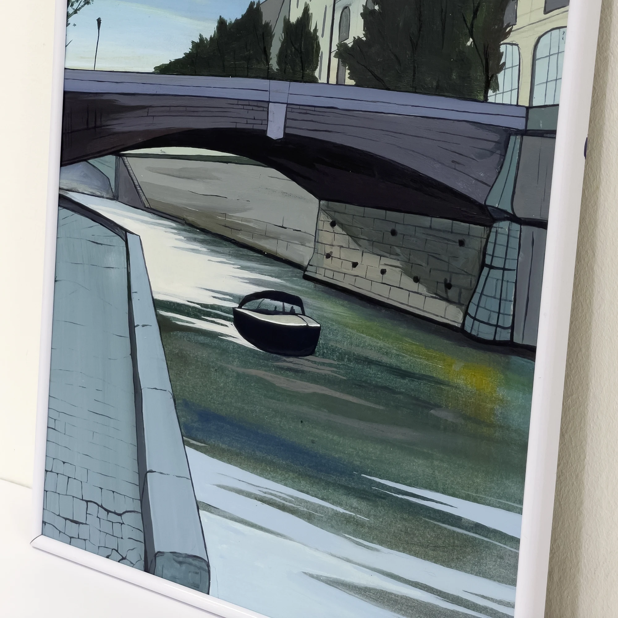 La obra del arte «View of the Seine» de Oleksiy Zhukov, 2025