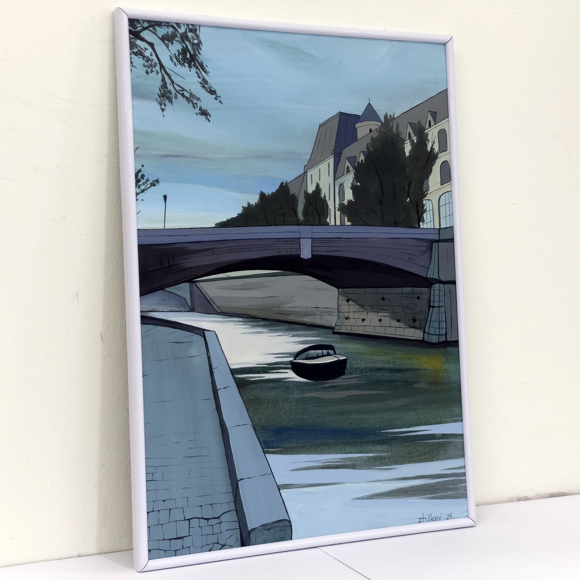 La obra del arte «View of the Seine» de Oleksiy Zhukov, 2025