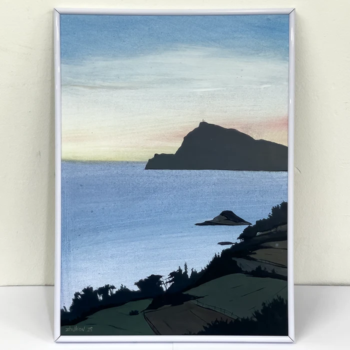 La obra del arte  «View of the Sierra Helada» • 2025 | Oleksiy Zhukov - @ozh.arts'