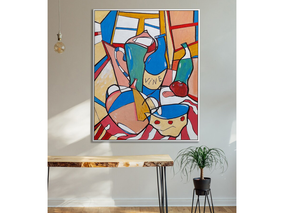 The artwork «Wine on the table» by Oleksiy Zhukov, 2021
