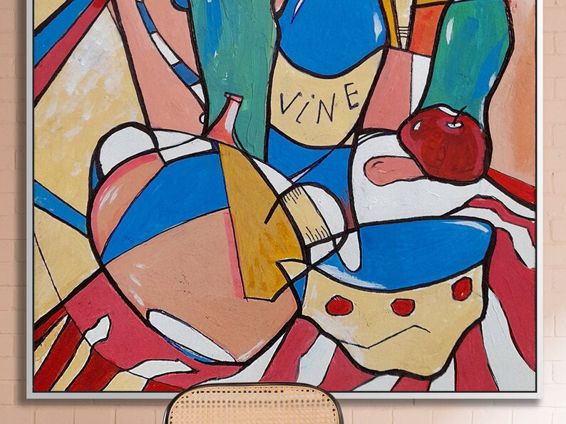 The artwork «Wine on the table» by Oleksiy Zhukov, 2021
